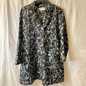 Marketplace Handwork India Women Sz PL 2 Button Tunic Embroidered Batik FT Arts